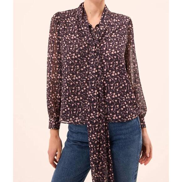 NEW MISA LOS ANGELES velma top in purple